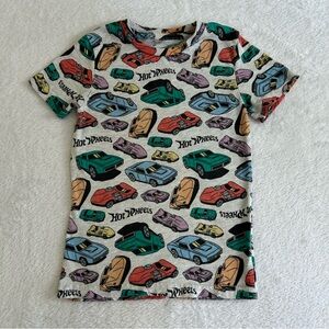 Hot Wheels Kids Boys T-Shirt Size 5T Gray Graphic Short Sleeve Pullover